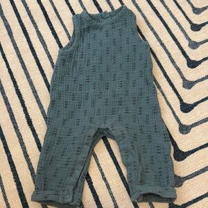 Blue Baby Sleeveless Romper